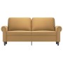 Braunes 2-Sitzer-Sofa aus Samt, 140 cm von , Sofas - Ref: Foro24-359536, Preis: 239,20 €, Rabatt: %