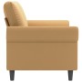 Braunes 2-Sitzer-Sofa aus Samt, 140 cm von , Sofas - Ref: Foro24-359536, Preis: 239,20 €, Rabatt: %