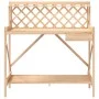 Solid Fir Wood Trellis Potting Bench by , Pot stands - Ref: Foro24-368428, Price: 70,85 €, Discount: %