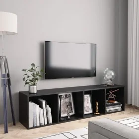 Weißer TV-Schrank/Regal 143x30x36 cm von vidaXL, Regale und Regale - Ref: Foro24-800262, Preis: 69,76 €, Rabatt: %