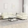 Set von Sofas mit 2 Stück cremefarbenen Samtkissen von , Sofas - Ref: Foro24-3202218, Preis: 478,76 €, Rabatt: %