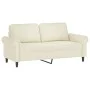 Set of 2-piece cream velvet sofas with cushions by , Sofas - Ref: Foro24-3202218, Price: 478,76 €, Discount: %