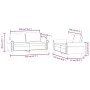 Set of 2-piece cream velvet sofas with cushions by , Sofas - Ref: Foro24-3202218, Price: 478,76 €, Discount: %