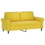 Juego de sofás con cojines 3 piezas terciopelo amarillo de , Sofás - Ref: Foro24-3202226, Precio: 480,95 €, Descuento: %