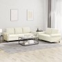 Set von Sofas mit 2 Stück cremefarbenen Samtkissen von , Sofas - Ref: Foro24-3202258, Preis: 547,88 €, Rabatt: %