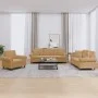 Set Sofas mit Kissen 3 Stück brauner Samt von , Sofas - Ref: Foro24-3202197, Preis: 747,61 €, Rabatt: %