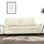 Cremefarbenes 2-Sitzer-Sofa aus Samt, 140 cm von , Sofas - Ref: Foro24-359537, Preis: 269,32 €, Rabatt: %