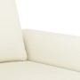 Cream velvet 2-seater sofa 140 cm by , Sofas - Ref: Foro24-359537, Price: 264,03 €, Discount: %