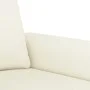 Cremefarbenes 2-Sitzer-Sofa aus Samt, 140 cm von , Sofas - Ref: Foro24-359537, Preis: 269,32 €, Rabatt: %