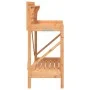 Solid brown fir wood planter bench with lattice. by , Pot stands - Ref: Foro24-368429, Price: 76,99 €, Discount: %