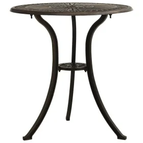 Bronze cast aluminum garden table 62x62x65 cm by , Garden tables - Ref: Foro24-315579, Price: 97,20 €, Discount: %