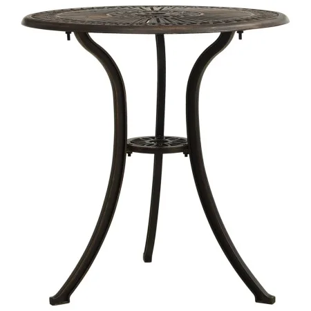 Bronze cast aluminum garden table 62x62x65 cm by , Garden tables - Ref: Foro24-315579, Price: 99,30 €, Discount: %