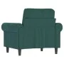 Dunkelgrüner Samtsessel 60 cm von , Sofas - Ref: Foro24-359511, Preis: 161,32 €, Rabatt: %