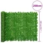 Green leaf balcony screen 200x150 cm by , Umbrellas - Ref: Foro24-367845, Price: 35,42 €, Discount: %