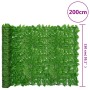 Pantalla de balcón de hojas verde 200x150 cm de , Sombrillas - Ref: Foro24-367845, Precio: 30,52 €