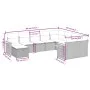 Garden sofa set with beige cushions 10 pieces synthetic rattan by , Garden sets - Ref: Foro24-3227158, Price: 613,16 €, Disco...
