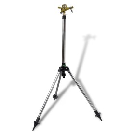 Zinc Impulse Sprinkler for Garden Irrigation on Tripod Base by , Sprinklers and sprinkler heads - Ref: Foro24-40913, Price: 2...