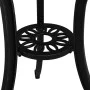 Gartentisch aus schwarzem Aluminiumguss 62x62x65 cm von , Gartentische - Ref: Foro24-315580, Preis: 94,43 €, Rabatt: %