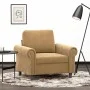 Sillón de terciopelo marrón 60 cm de , Sofás - Ref: Foro24-359516, Precio: 173,74 €, Descuento: %