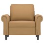 Sillón de terciopelo marrón 60 cm de , Sofás - Ref: Foro24-359516, Precio: 152,71 €