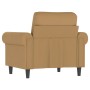 Sillón de terciopelo marrón 60 cm de , Sofás - Ref: Foro24-359516, Precio: 152,71 €