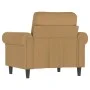 Sillón de terciopelo marrón 60 cm de , Sofás - Ref: Foro24-359516, Precio: 173,74 €, Descuento: %