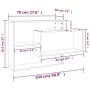 Wandregale aus eichenfarbenem Sperrholz, 104 x 20 x 58,5 cm von vidaXL, Regale und Regale - Ref: Foro24-800327, Preis: 40,81 ...