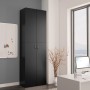 Armario de oficina de madera contrachapada negro 60x32x190 cm de vidaXL, Armarios archivadores - Ref: Foro24-800298, Precio: ...
