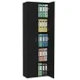 Black plywood office cabinet 60x32x190 cm by vidaXL, Filing cabinets - Ref: Foro24-800298, Price: 136,90 €, Discount: %