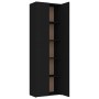 Büroschrank aus schwarzem Sperrholz, 60 x 32 x 190 cm von vidaXL, Aktenschränke - Ref: Foro24-800298, Preis: 118,25 €, Rabatt: %