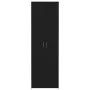 Black plywood office cabinet 60x32x190 cm by vidaXL, Filing cabinets - Ref: Foro24-800298, Price: 136,90 €, Discount: %