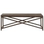 Braune Gartenbank aus synthetischem Rattan, 120 cm von vidaXL, Gartenbänke - Ref: Foro24-46212, Preis: 68,56 €, Rabatt: %