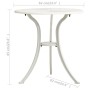 Weißer Gartentisch aus Aluminiumguss, 62 x 62 x 65 cm von , Gartentische - Ref: Foro24-315581, Preis: 81,93 €, Rabatt: %