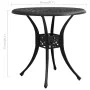 Black cast aluminum garden table 78x78x72 cm by , Garden tables - Ref: Foro24-315583, Price: 172,27 €, Discount: %