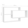 Wandregale Sperrholz weiß glänzend 104x20x58,5cm von vidaXL, Regale und Regale - Ref: Foro24-800330, Preis: 36,81 €, Rabatt: %