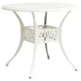 Mesa y sillas de bistró 3 piezas aluminio fundido blanco de , Conjuntos de jardín - Ref: Foro24-3070585, Precio: 475,29 €, De...