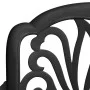 Bistro table and chairs 3 pieces black cast aluminum by , Garden sets - Ref: Foro24-3070566, Price: 453,88 €, Discount: %