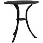 Bistro table and chairs 3 pieces black cast aluminum by , Garden sets - Ref: Foro24-3070566, Price: 453,88 €, Discount: %