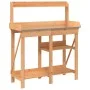 Banco para macetas con estantes madera maciza de abeto marrón by , Pot stands - Ref: Foro24-368432, Price: 113,03 €, Discount: %