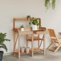 Blumentopf-Bank mit Regalen aus massiver brauner Fichtenholz von , Topfständer - Ref: Foro24-368432, Preis: 114,95 €, Rabatt: %