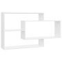 Wandregale aus weißem Sperrholz 104x20x58,5 cm von vidaXL, Regale und Regale - Ref: Foro24-800324, Preis: 36,11 €, Rabatt: %