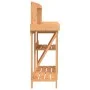 Banco para macetas con estantes madera maciza de abeto marrón by , Pot stands - Ref: Foro24-368432, Price: 113,03 €, Discount: %