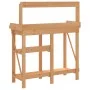 Banco para macetas con estantes madera maciza de abeto marrón by , Pot stands - Ref: Foro24-368432, Price: 113,03 €, Discount: %