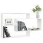 Wandregale aus weißem Sperrholz 104x20x58,5 cm von vidaXL, Regale und Regale - Ref: Foro24-800324, Preis: 35,61 €, Rabatt: %