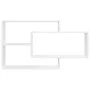 Wandregale aus weißem Sperrholz 104x20x58,5 cm von vidaXL, Regale und Regale - Ref: Foro24-800324, Preis: 35,61 €, Rabatt: %
