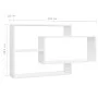 Wandregale aus weißem Sperrholz 104x20x58,5 cm von vidaXL, Regale und Regale - Ref: Foro24-800324, Preis: 35,61 €, Rabatt: %