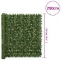 Pantalla de balcón de hojas verde oscuro 200x150 cm de , Sombrillas - Ref: Foro24-367842, Precio: 40,05 €, Descuento: %