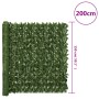 Pantalla de balcón de hojas verde oscuro 200x150 cm de , Sombrillas - Ref: Foro24-367842, Precio: 38,48 €, Descuento: %