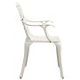 Bistrotisch und Stühle 5 Stück aus weißem Aluminiumguss von , Gartensets - Ref: Foro24-3070612, Preis: 744,79 €, Rabatt: %