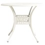 Bistrotisch und Stühle 5 Stück aus weißem Aluminiumguss von , Gartensets - Ref: Foro24-3070612, Preis: 744,79 €, Rabatt: %